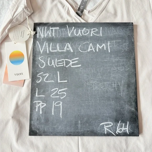 NWT Vuori Villa Cami In Suede - Picture 6 of 13